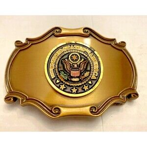 Vintage Great Seal United States Of America Belt Buckle RAINTREE 1978